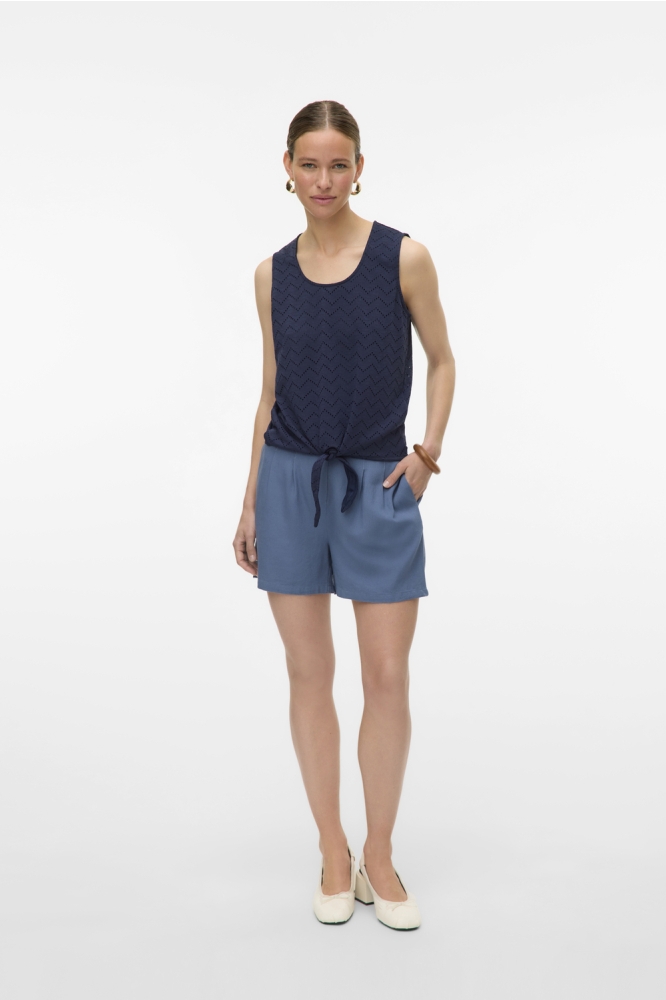 VMTHAS SL TIE TOP JRS GA VO 10328124 NAVY BLAZER